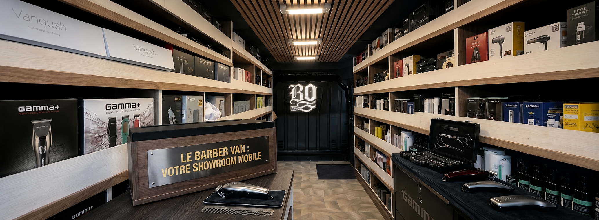 Dans les coulisses du Barber Van
