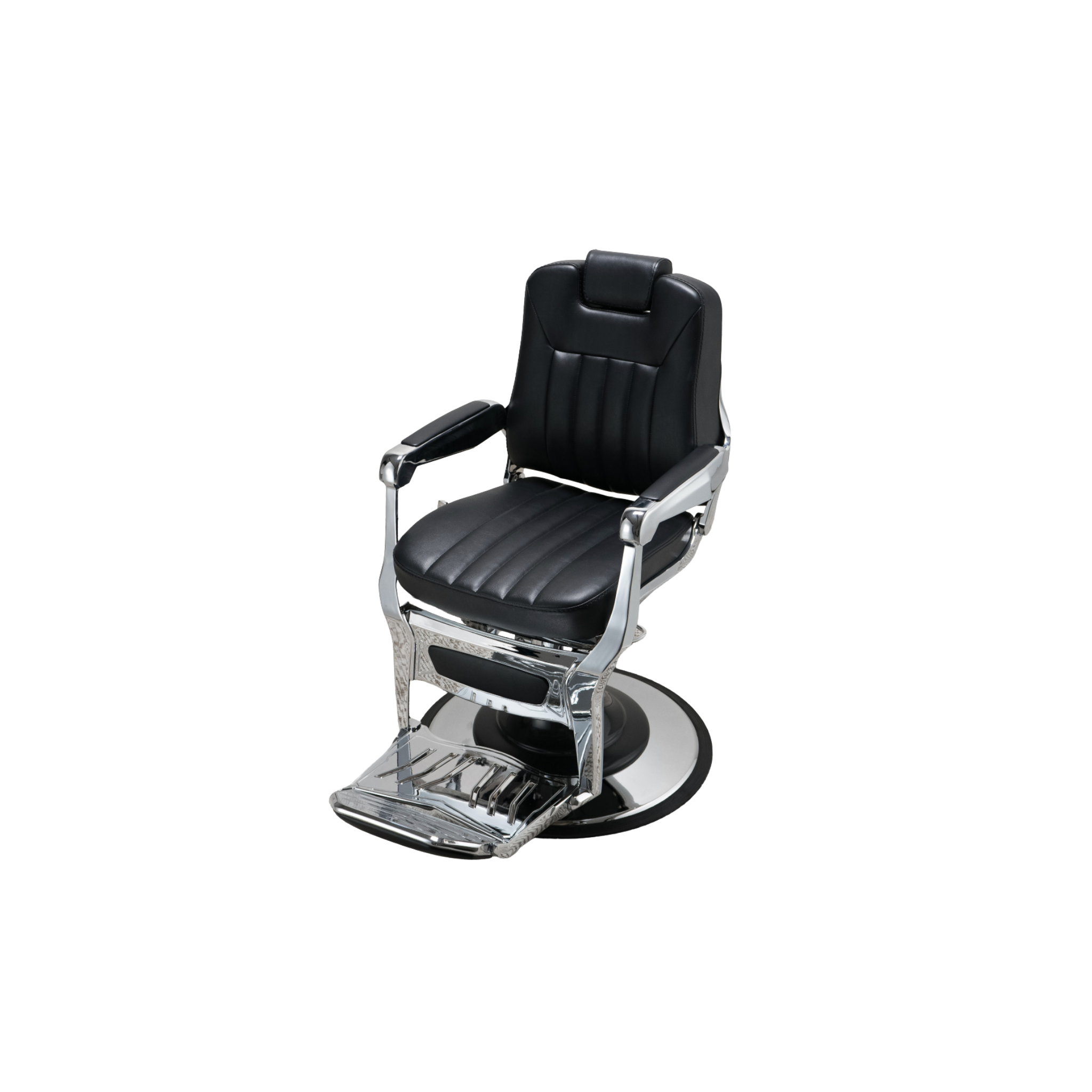 Fauteuil de Barbier Professionnel Riff Argent