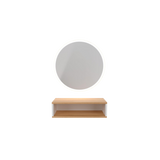 Miroir de coiffure LED avec meuble intégré Tana