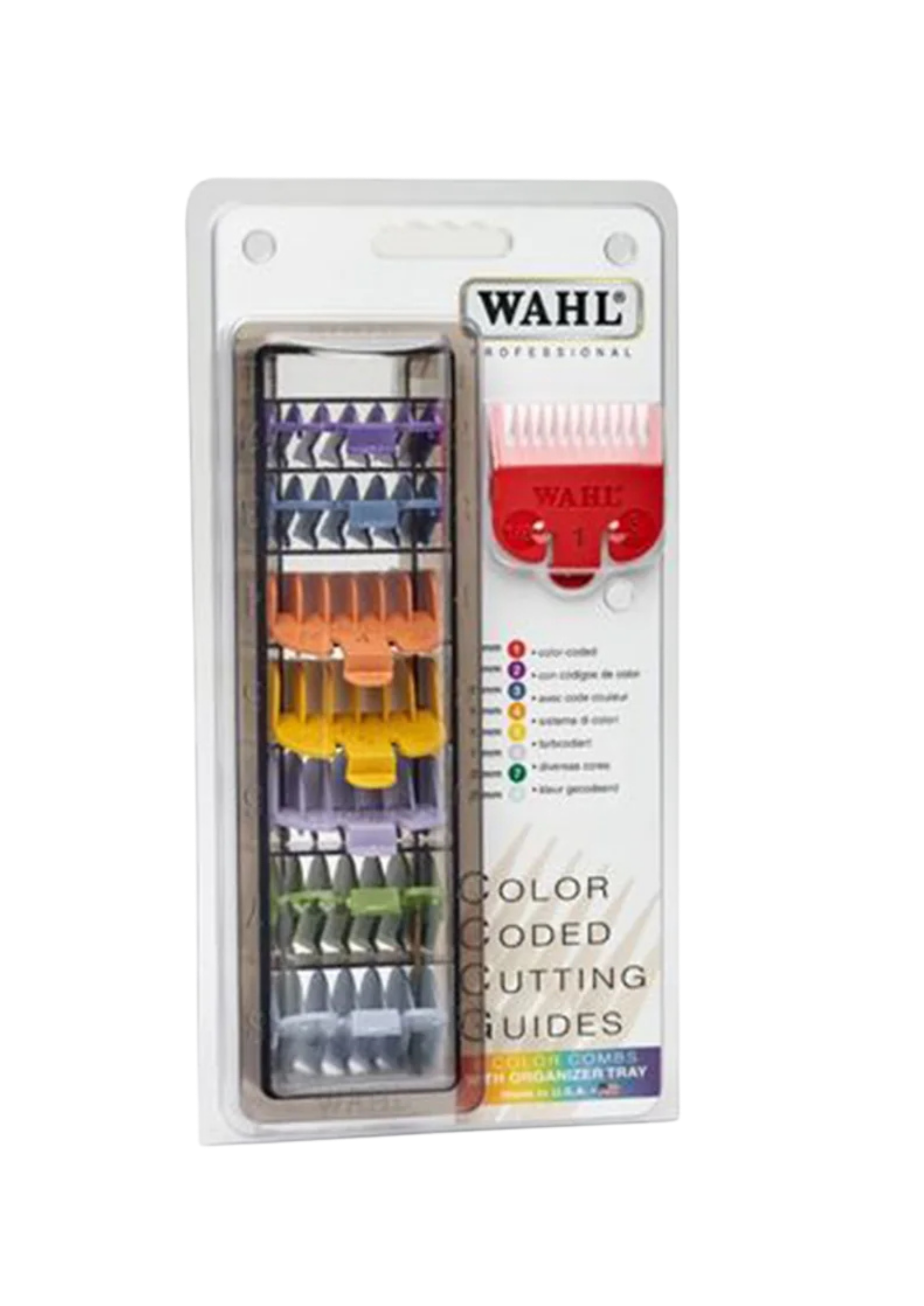 Wahl – Set de Sabots Colorés avec Support (8 pièces)
